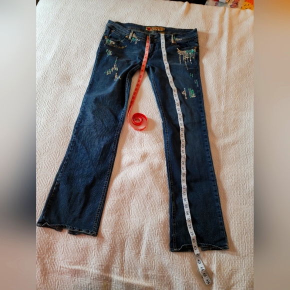 Apple Bottom Women's Jeans Color Blue Size 12 NWOT - Picture 12 of 16